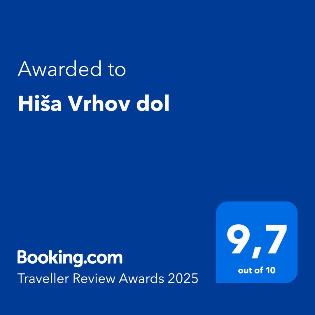 Hisa Vrhov Dol Villa Limbuš Eksteriør bilde